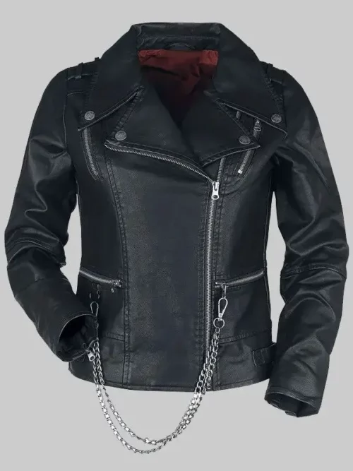 Stranger Things Black Leather Jacket